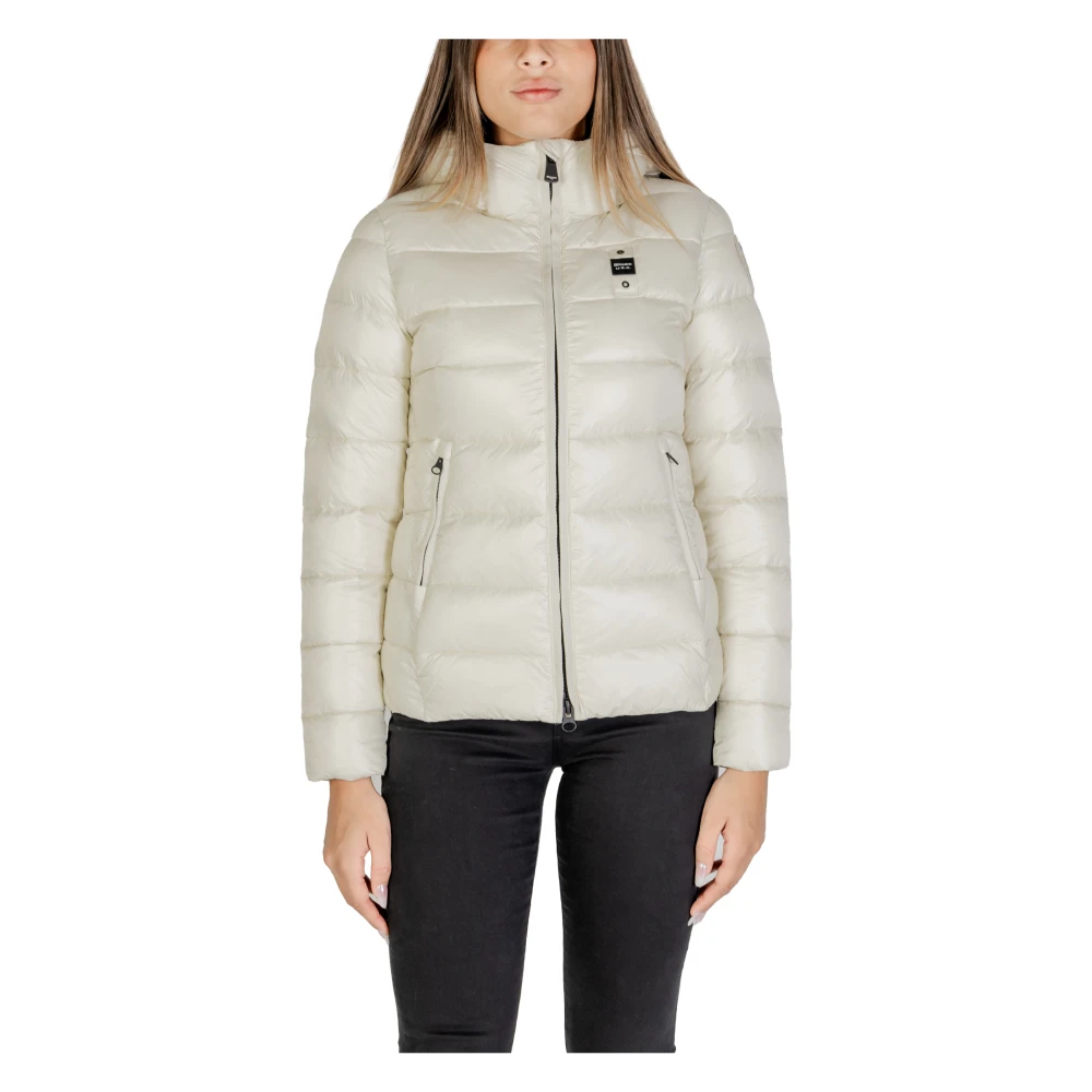 Blauer Damesjassen en Mantels Collectie White Dames