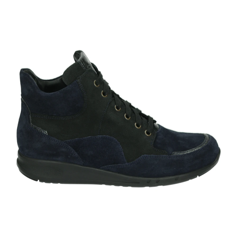 Durea Sportieve Blauwe Sneakers met Uitneembaar Voetbed Dames Schoenen