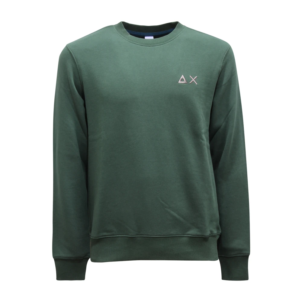 Sun68 Green Crewneck Sweatshirt - Male - Sweatshirts - S - Sweatshirts & Hoodies