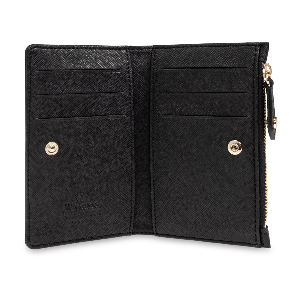 Vivienne Westwood Portemonnee met logo Black Dames