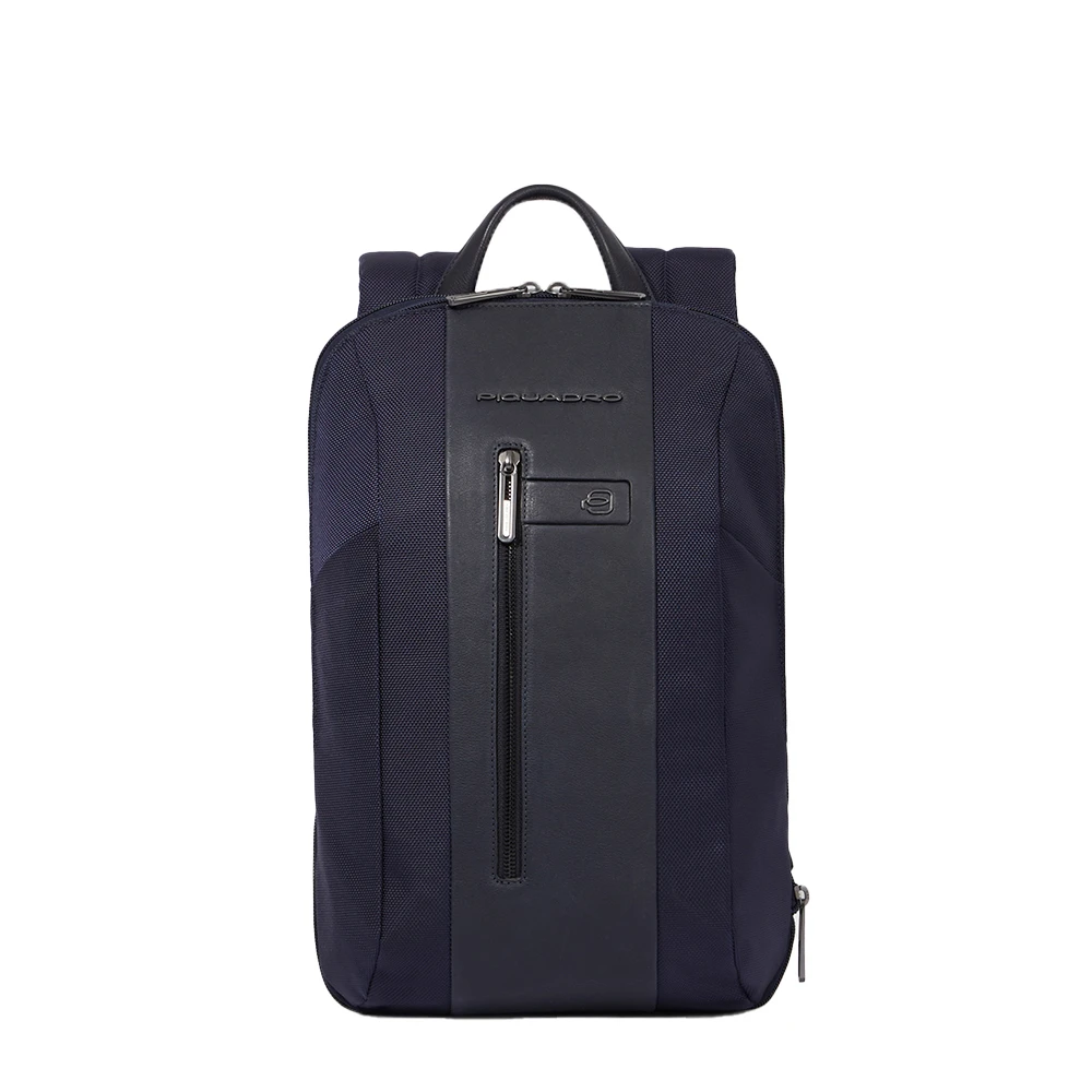Piquadro Mannelijk Blauw Slim Laptop Backpack 15,6