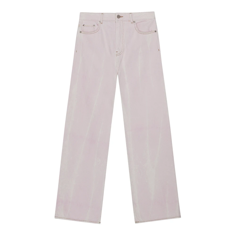 Ganni Women's Pink Washed Izey Jeans