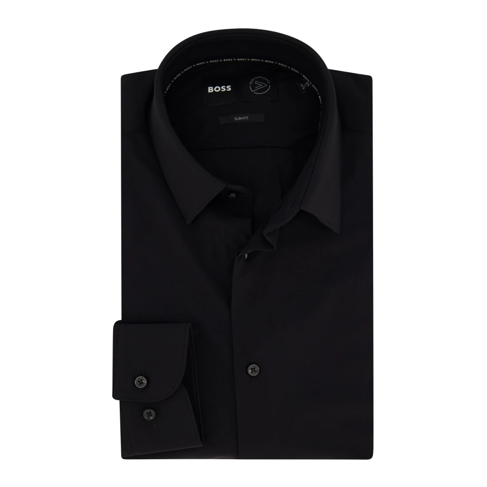 Hugo Boss Zwarte Shirtjurk ML 7 Black Heren