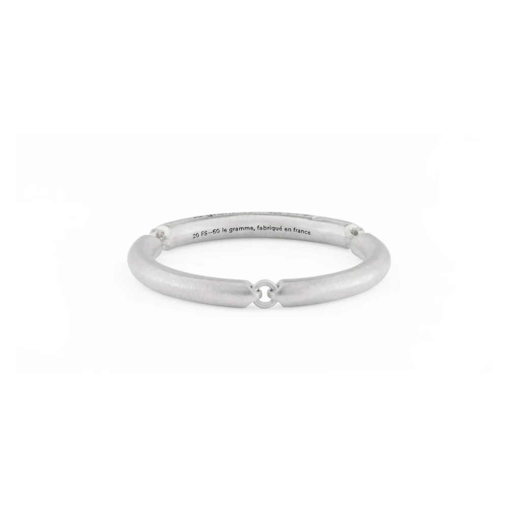 Le Gramme Segment Ring Tillverkad i Frankrike Gray, Dam