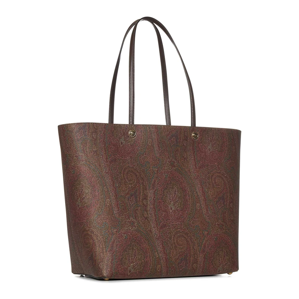 ETRO Bruine Paisley Jacquard Schoudertas Brown Dames