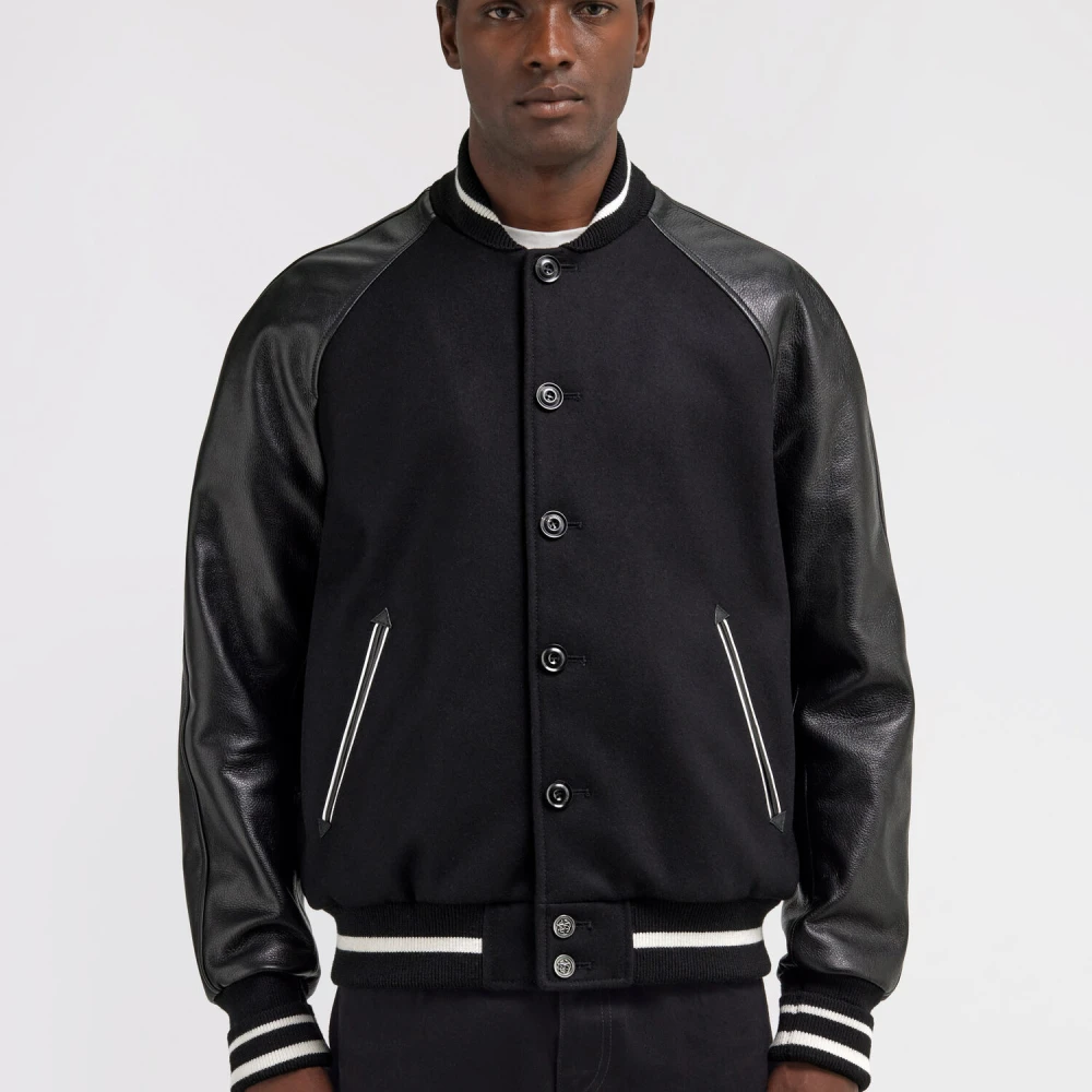 Roberto Cavalli Contrast Mouw Bomberjack Black Heren