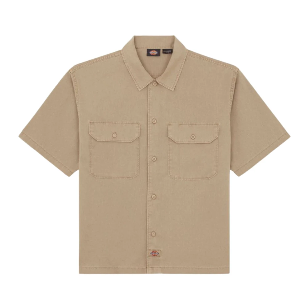 Dickies Men's Beige Work Shirt Unionville Gd