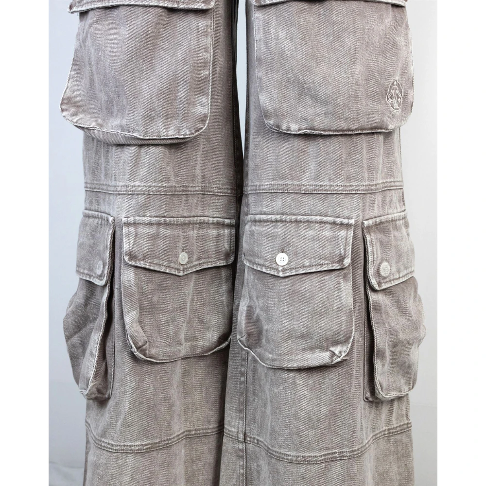 Untitled Artworks Trousers Gray Heren