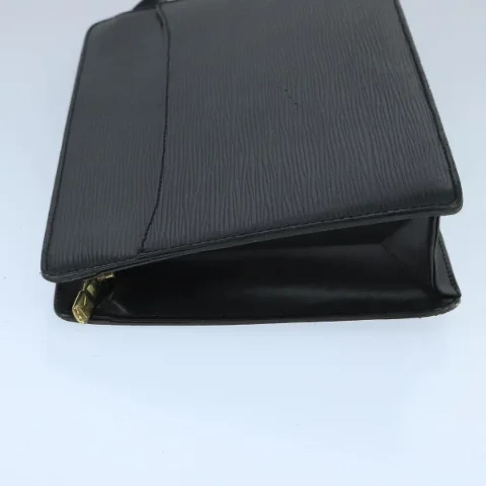 Louis Vuitton Vintage Pre-owned Leather clutches Black Dames