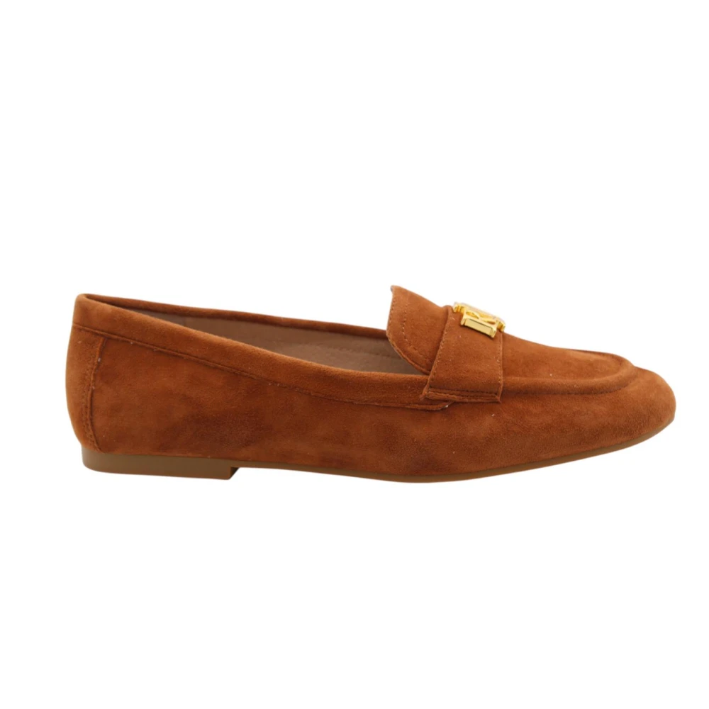 Polo Ralph Lauren Women's Brown Liebe Mocassin - Loafers - 7 Uk - Shoes