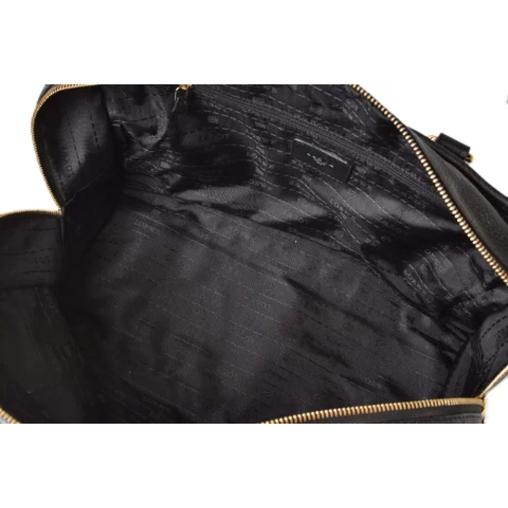 Loewe Pre-owned Leather handbags Black Dames