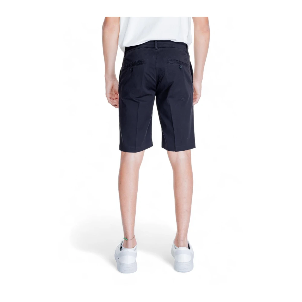Antony Morato Zwarte Katoenen Chino Shorts Black Heren