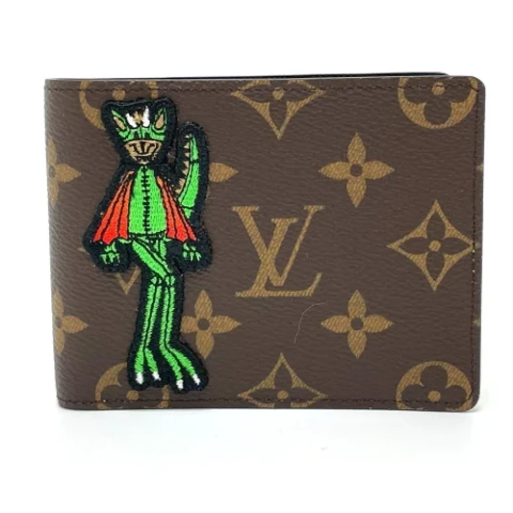 Louis Vuitton Vintage Pre-owned Canvas wallets Brown Heren