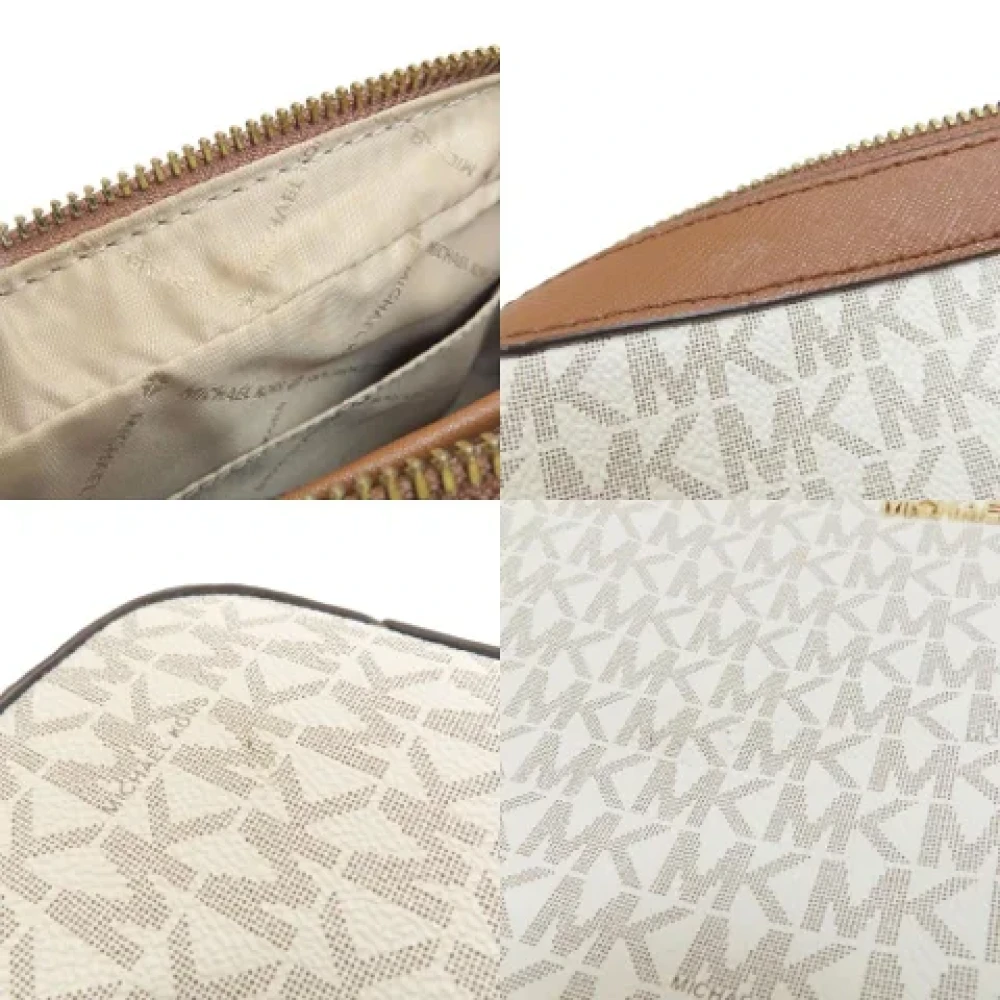 Michael Kors Pre-owned Canvas shoulder-bags Beige Dames
