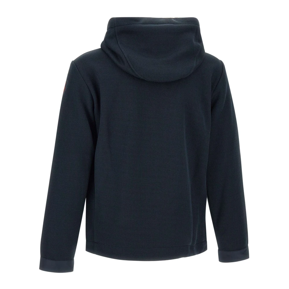 Blauer Blauwe Heren Sweatshirt Edgar met Taslan Details Blue Heren