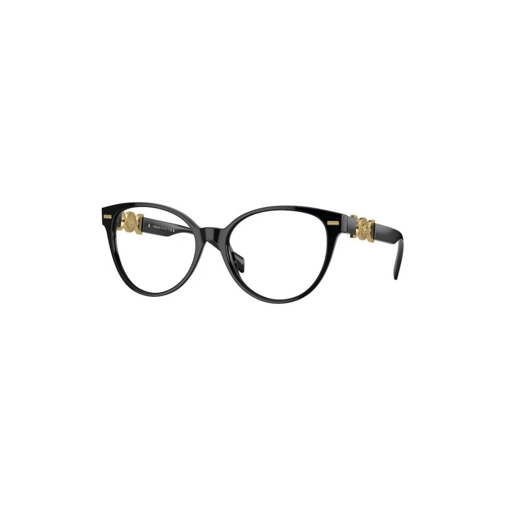Versace Women's Black Woman Ve3334 Gb1 Optical Frames Acetate Cat Eye Normal - Image 3