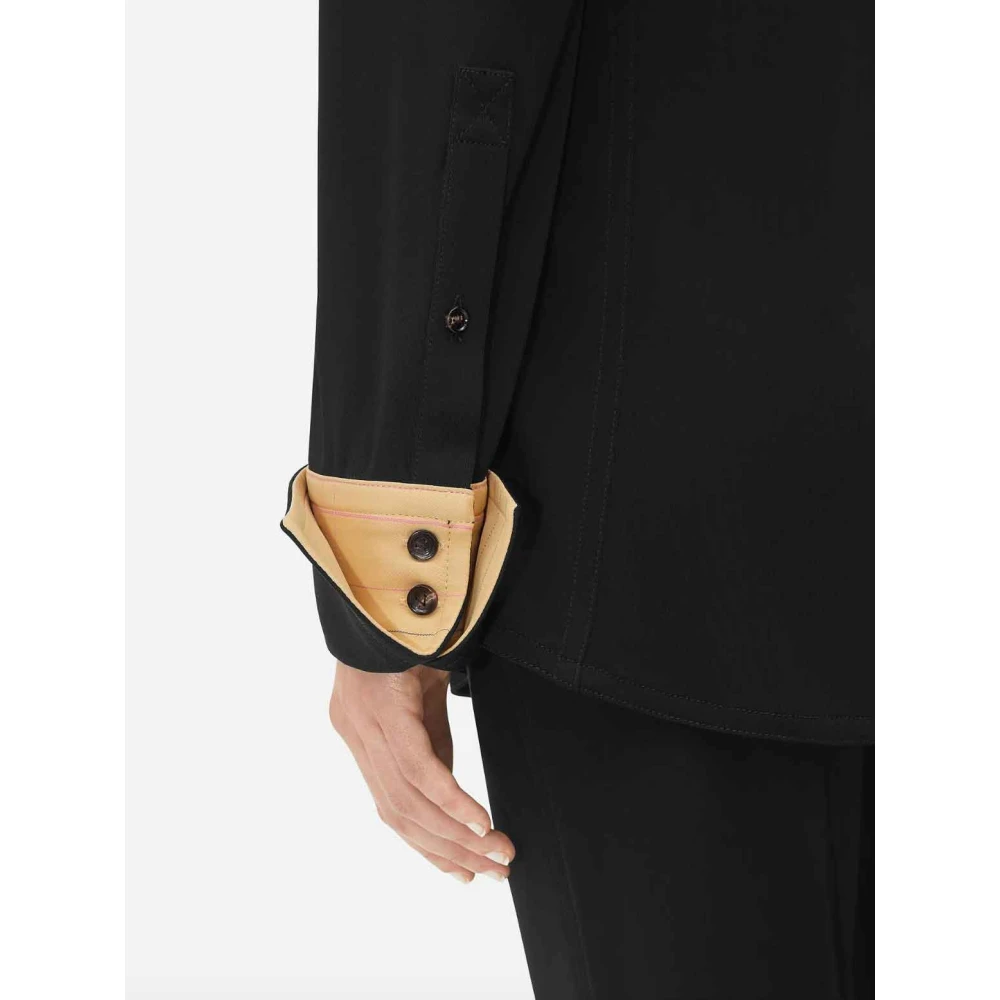 Bottega Veneta Zwarte Shirt voor Mannen Black Dames