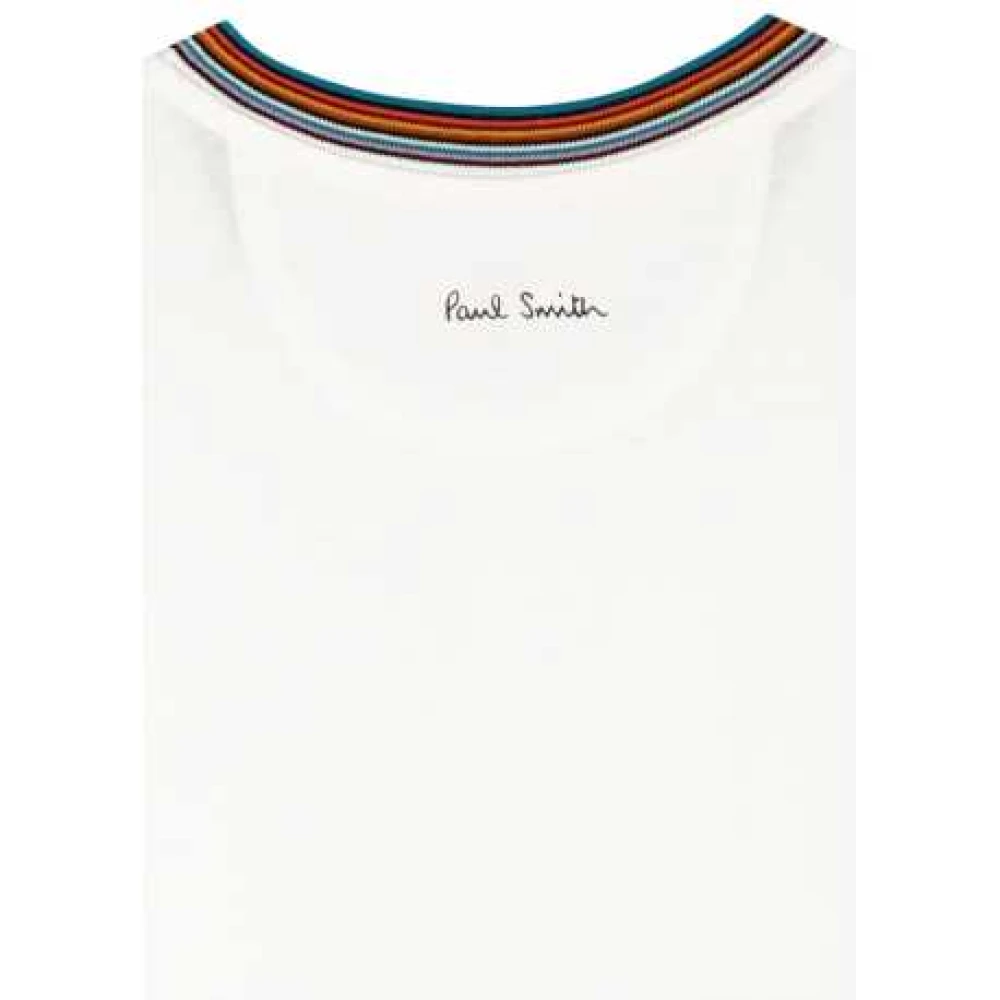 Paul Smith Wit Signature Stripe T-shirt White Dames