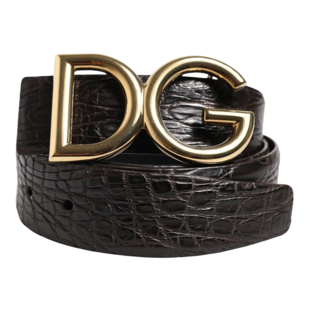 Dolce & Gabbana Svart Klassiskt Logobälte
