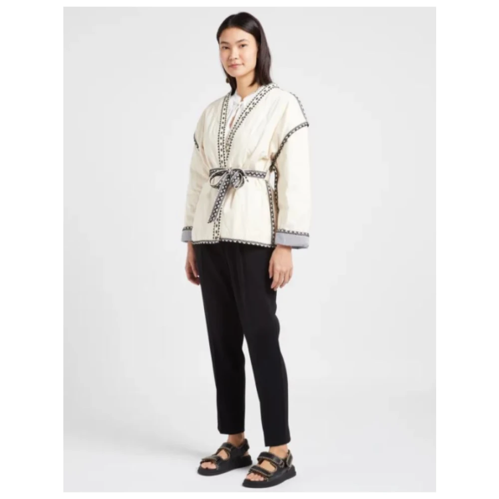 Suncoo Evan Tailleriem Gewatteerd Jack Beige Dames
