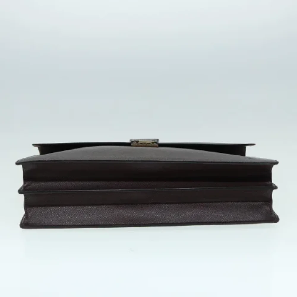 Louis Vuitton Vintage Pre-owned Leather handbags Brown Dames