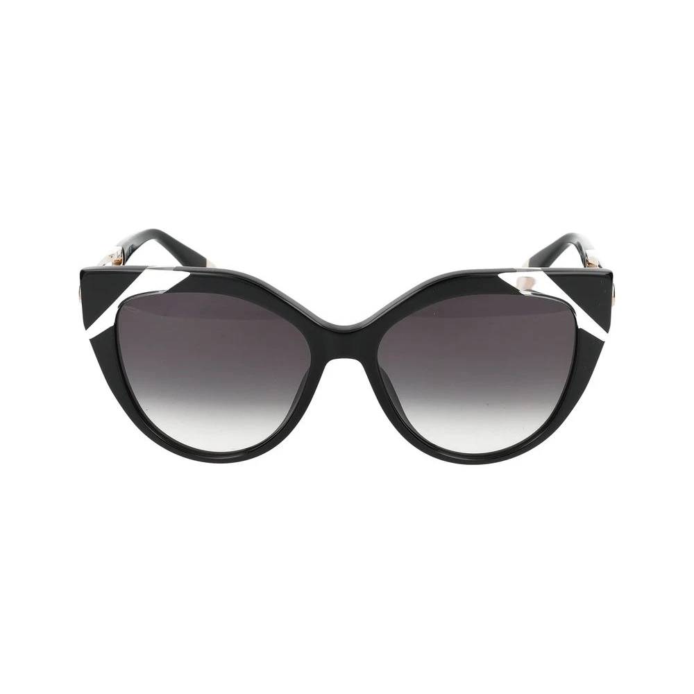 Furla Women's Black Sunglasses, 55 Mm, Glossy Sunglasses Sfu683 Style