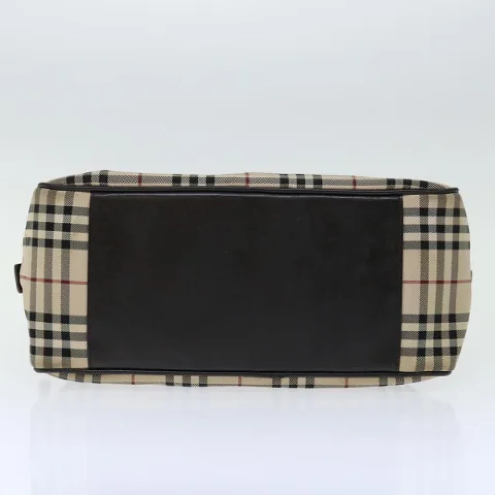 Burberry Vintage Pre-owned Canvas travel-bags Beige Dames