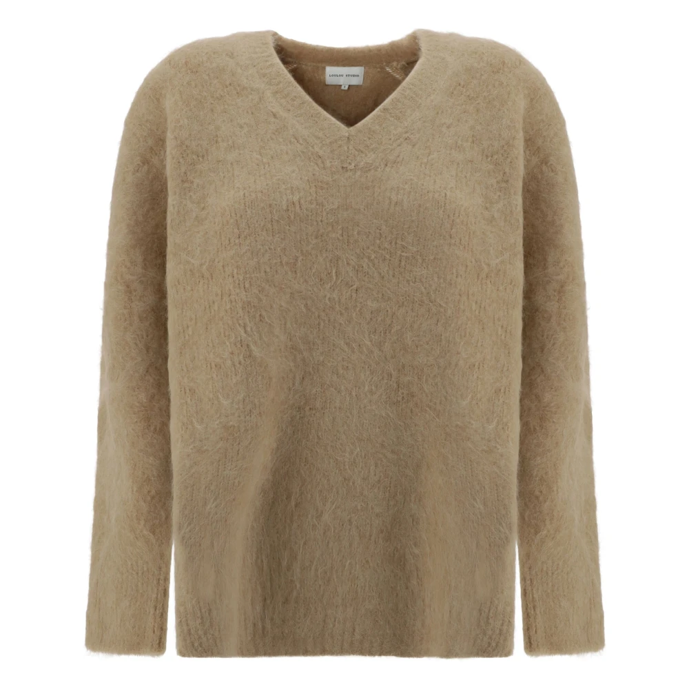 Loulou Studio Beige Melange Sweater Brown Dames