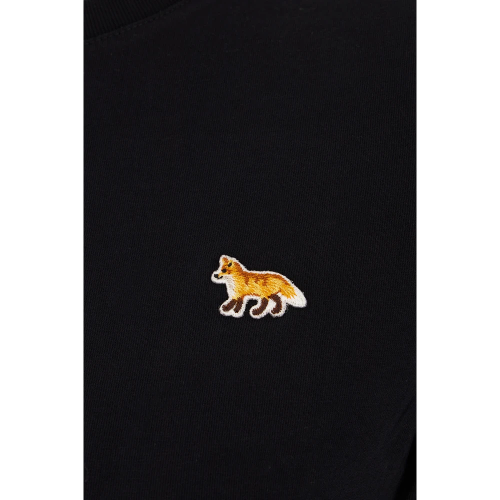 Maison Kitsuné Casual Katoenen T-Shirt in Verschillende Kleuren Black Dames