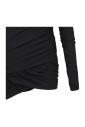 black-wrap-mini-dress-with-ruched-detailing