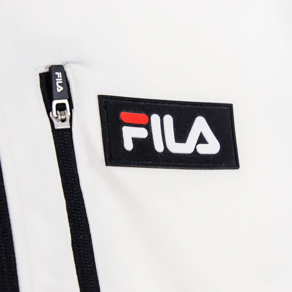 Fila Lichtgewicht Hoge Hals Half Zip Sweatshirt White Heren