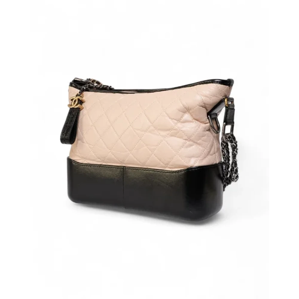 Chanel Vintage Pre-owned Fabric chanel-bags Beige Dames