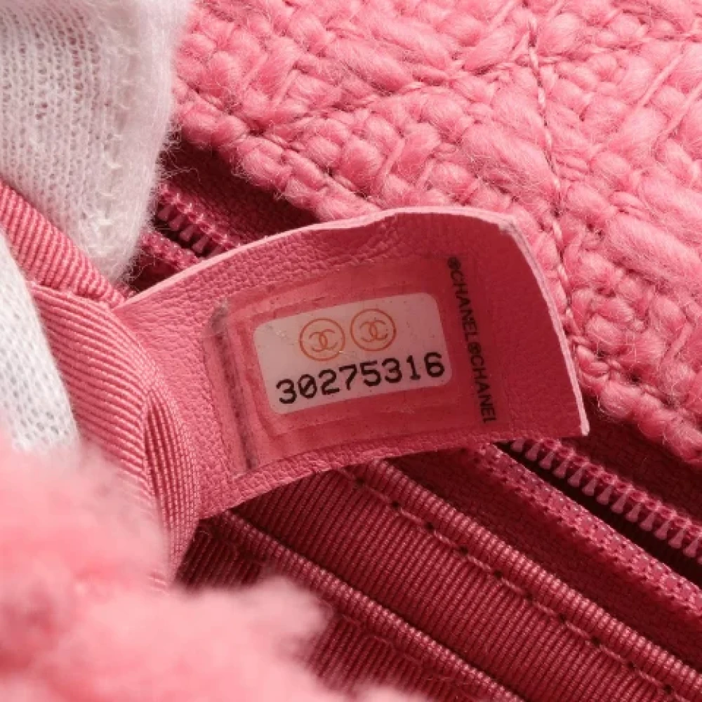Chanel Vintage Pre-owned Canvas crossbody-bags Pink Dames