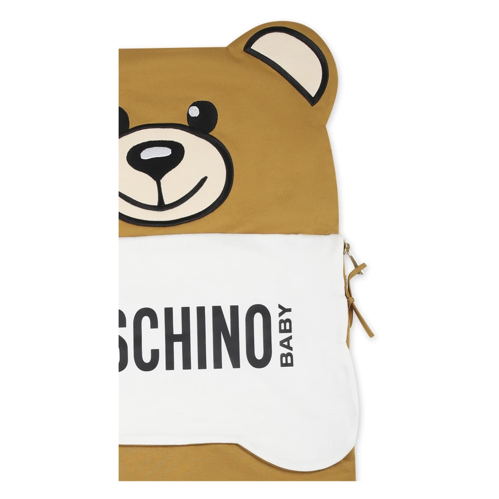 Moschino Bruine Baby Slaapzak met Teddybeer Brown Unisex
