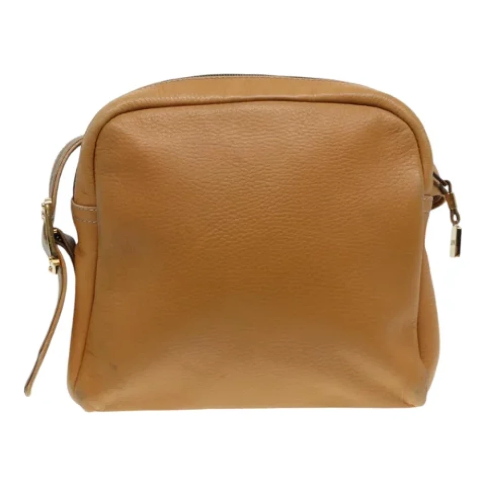 Loewe Pre-owned Leather shoulder-bags Yellow Dames