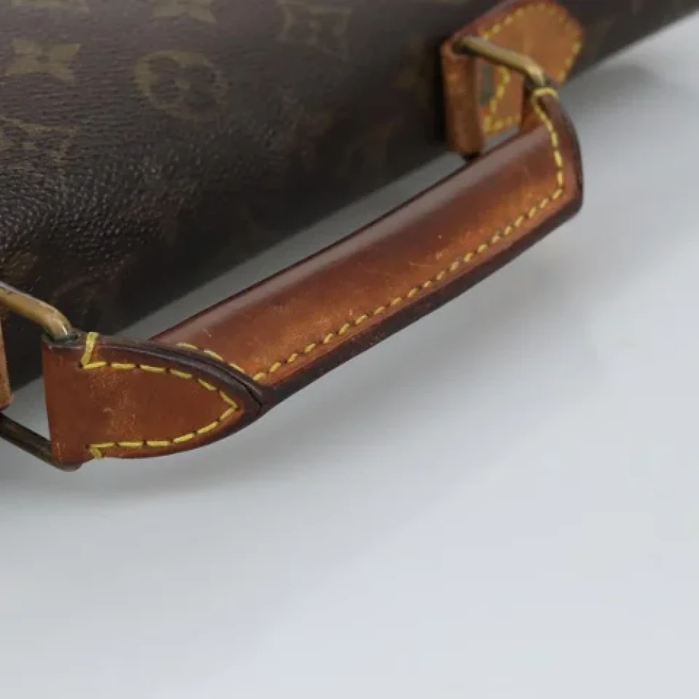 Louis Vuitton Vintage Pre-owned Canvas briefcases Brown Dames