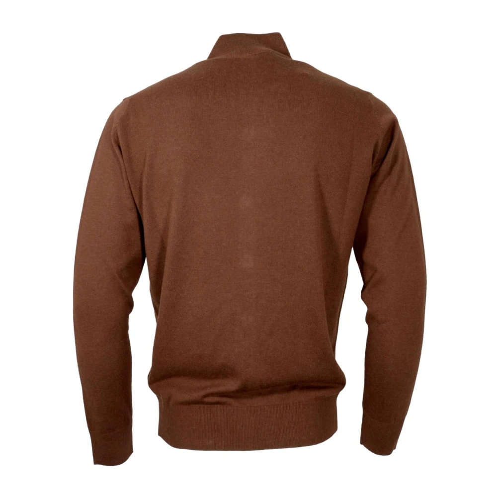 Cashmere Company Luxe Bruine Cashmere Vest Brown Heren