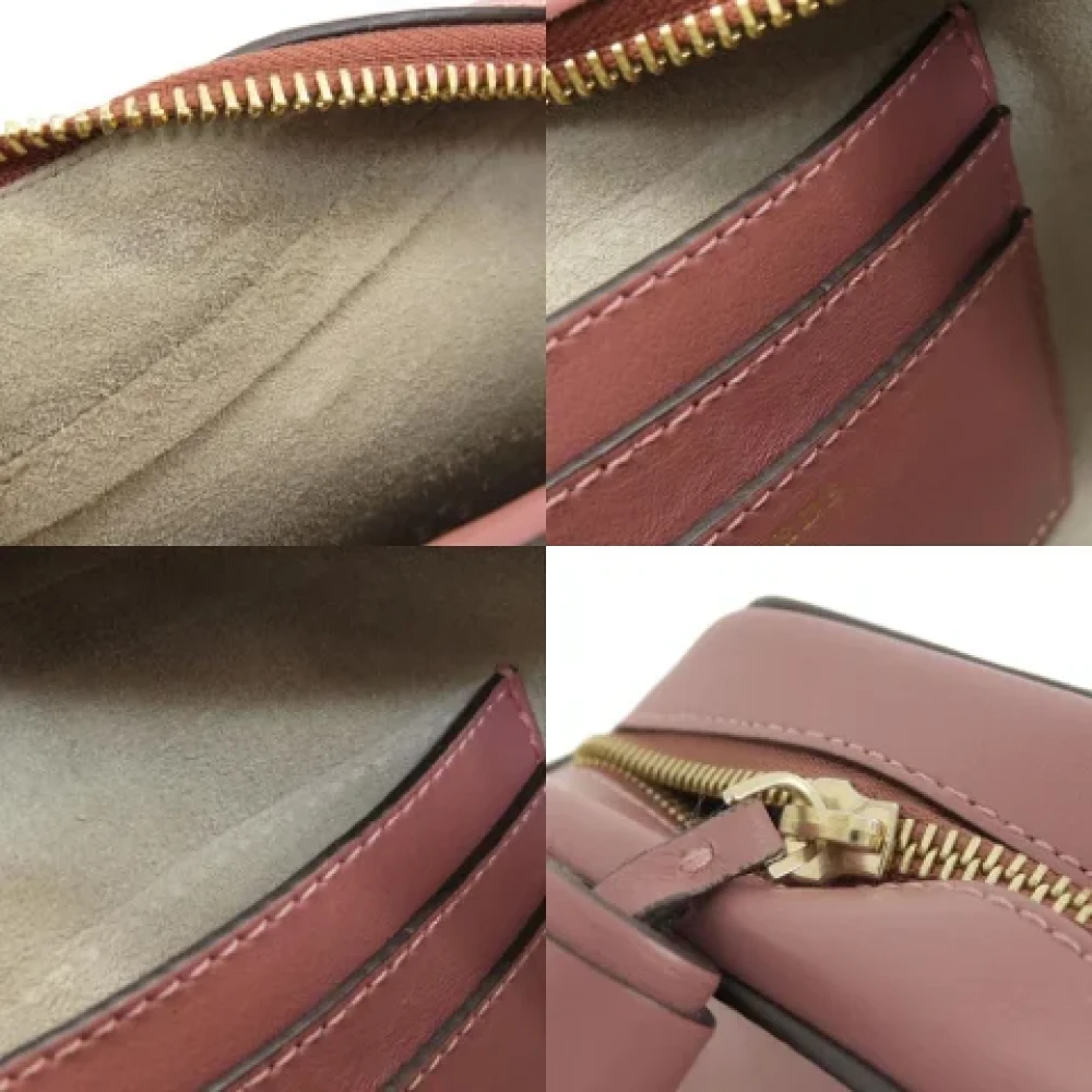 Anya Hindmarch Pre-owned Leather shoulder-bags Pink Dames