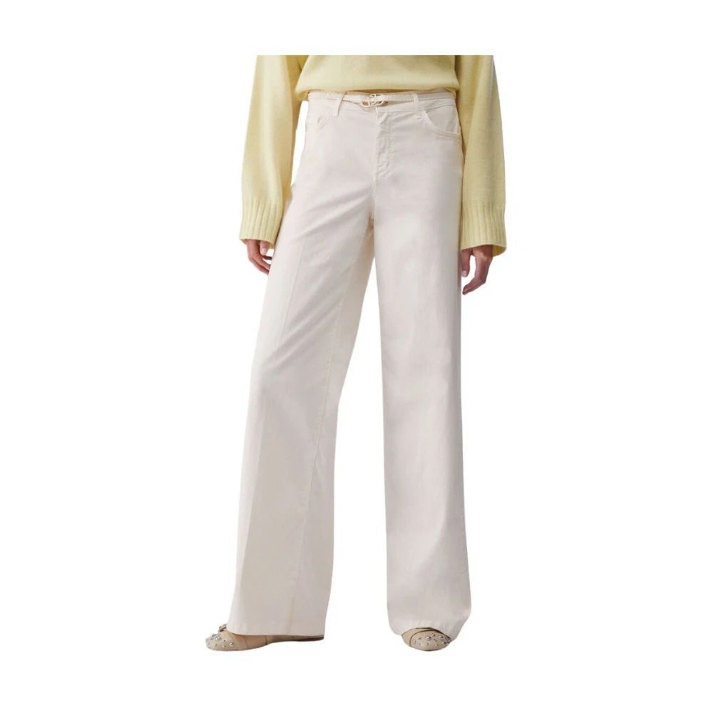 Liu Jo Mujer Blanco Pantalones, Talla: W27