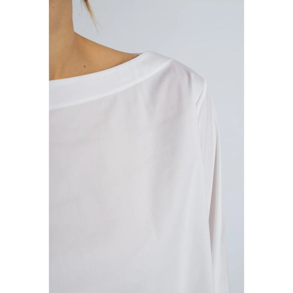Theory Top met boothals White Dames