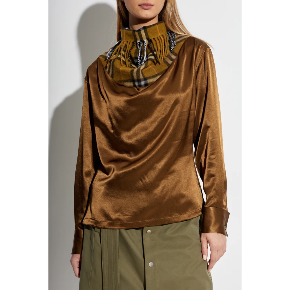 Burberry Hoge hals top Green Dames