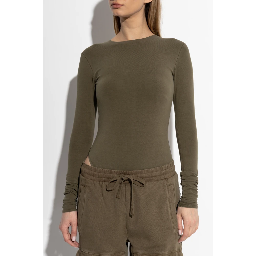 Entire Studios Lange mouw bodysuit Green Dames