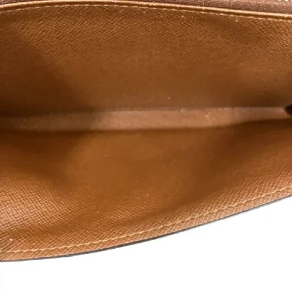 Louis Vuitton Vintage Pre-owned Canvas wallets Brown Dames