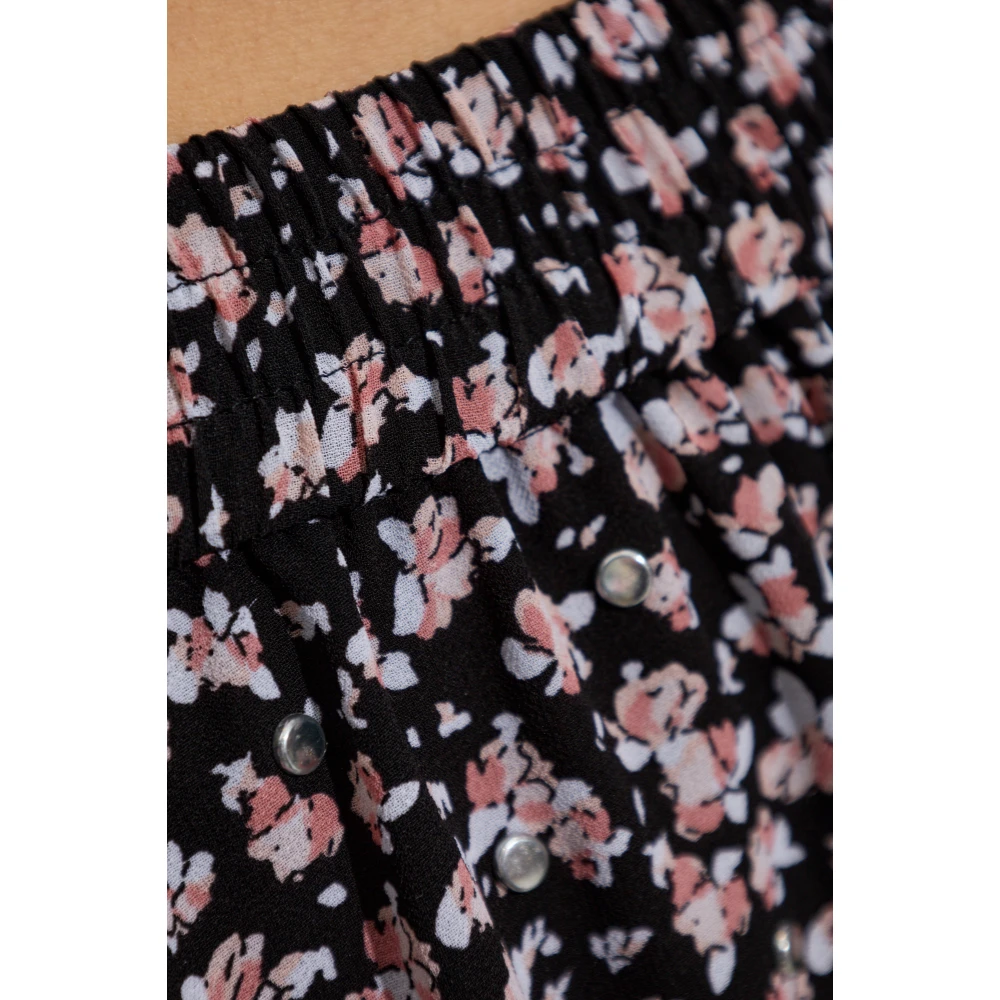 Michael Kors Rok met bloemenpatroon Black Dames