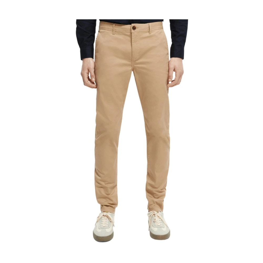 Scotch & Soda Essentials Broek 165613 Beige Heren