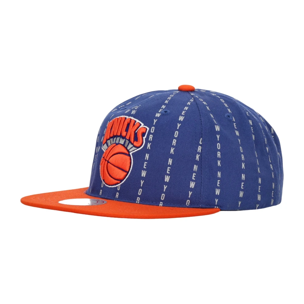 Mitchell & Ness NBA City Pinstripe Cap Blue Heren