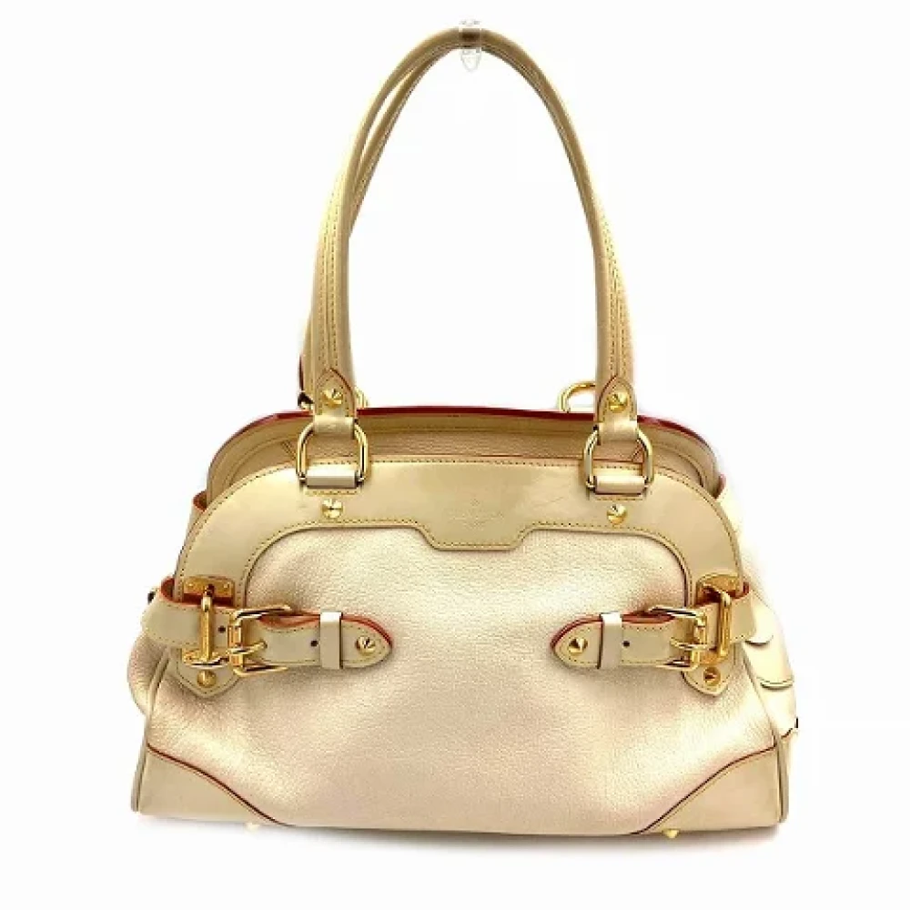Louis Vuitton Vintage Pre-owned Leather handbags Brown Dames