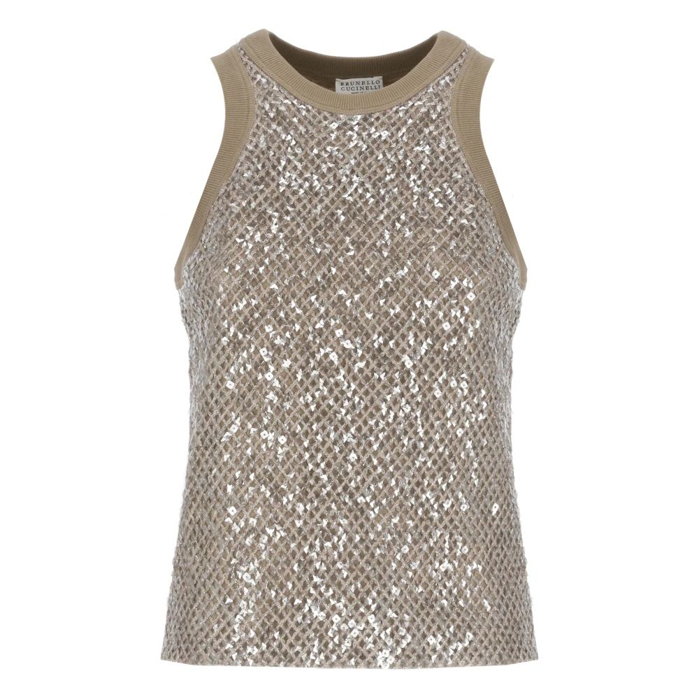 Tops > Sleeveless Tops - - Brunello Cucinelli - Modalova