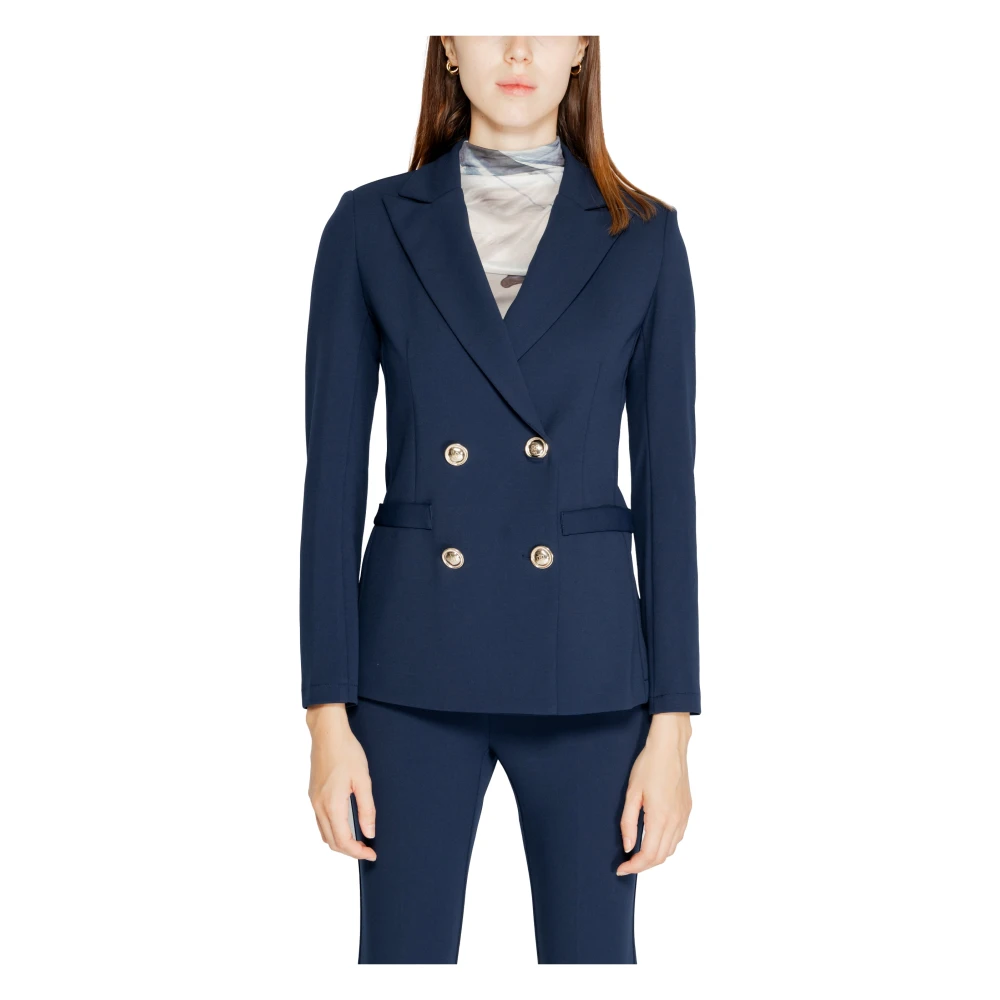 RINASCIMENTO Elegante Herfst Winter Blazer Blue Dames