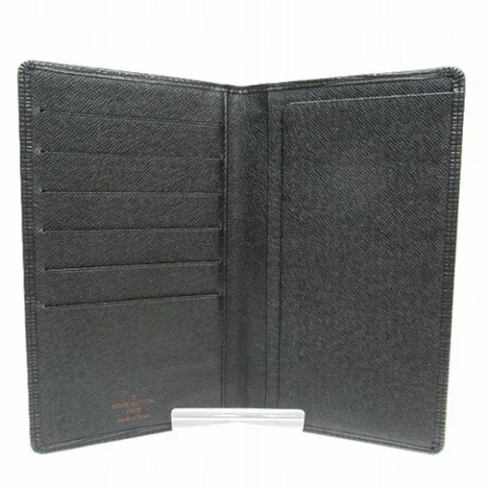 Louis Vuitton Vintage Pre-owned Leather wallets Black Heren